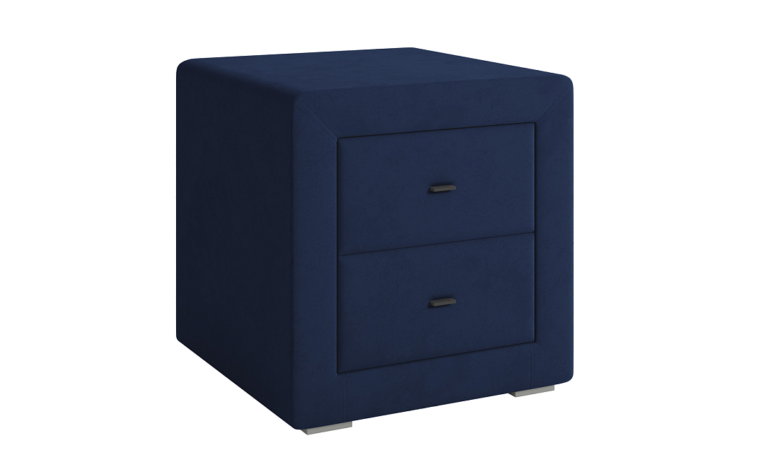 Тумба прикроватная 06.34 - 01 Гамма велюр fresh найт блю